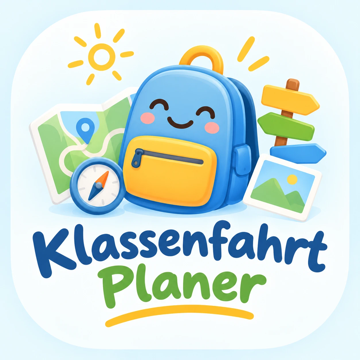 Klassenfahrt Planer – Logo mit Rucksack
